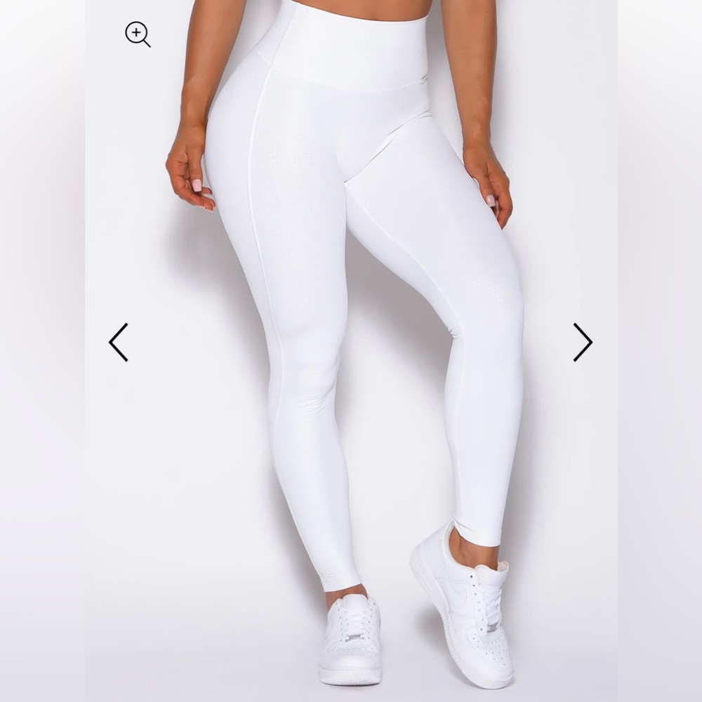 Bombshell Sportswear White Shine Python Leggings